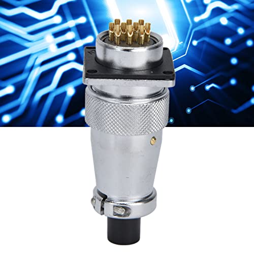 Conector de enchufe aviación WS24 500V 10 núcleos zinc miniatura 2