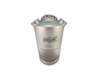 Coldbreak Beer Cleaning Keg - 4 Gallon Stainless Steel Cleaning Keg with Dual D Coupler - Kegerator Cleaning Kit and Beer Line Cleaning Kit - Draft Beer Line Cleaner for Home Bar and Commercial Use