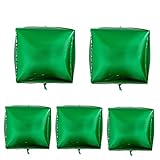 5Pcs 24 Inch Square Balloon Aluminum Foil Cube Balloons for Wedding Marriage Birthday Party Decor Supplies
