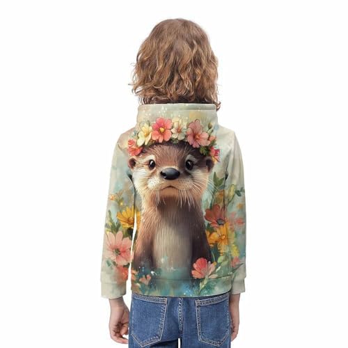 Sweat à Capuche Loutre : Le Vêtement Ado Confortable sans Compromis - 4