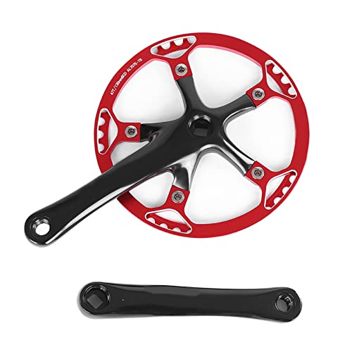 Pédalier vélo ville Meijun 170 mm bicolore pour des trajets urbains fluides et rapides
