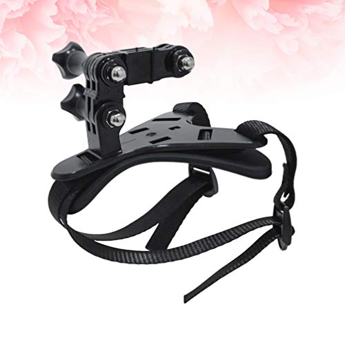 Kit de montagem de capacete LIOOBO para câmera de ação, suporte de motocicleta ajustável para ciclis