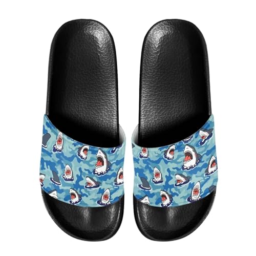 Image of Footwear for Mens Open Toe Athletic Sandals Anti-Slip Sole Slide Sandals Pillow House Flat Shoes Comfortable Slip On Slippers for Indoor & Outdoor