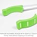 Matyz 2-PACK Baby Bottle Tongs with Non-Detachable Silicone Tips (Green, 2 PCS), Non-Slip Grip, BPA-Free, Compact and Lightweight, Multipurpose for Bottle-Nipples or Pacifiers