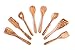 Darido Kochlöffel aus natürlichem Olivenholz 8er Set - ca. 30 cm - handgefertigt - hitze- und kratzbeständig - Küchenutensilien - Holzlöffel, Kelle, Schöpflöffel, Risottolöffel…