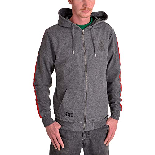 Preisvergleich Produktbild Assassin's Creed Odyssey - Logo Kapuzenjacke grau meliert M