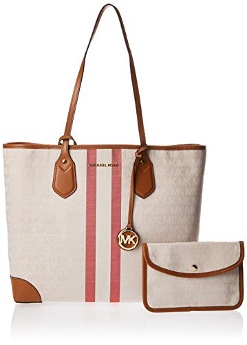Preisvergleich Produktbild Michael Kors Eva Large Signature Stripe Tote