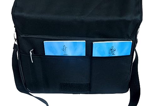 Bolsa pasta maleta paramentos maçonico maçonaria dourado (Preto com bordado dourado)