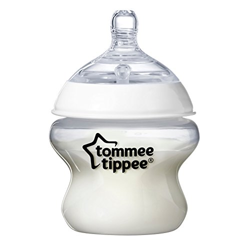 image for Tommee Tippee Closer to Nature Baby Bottle, Extra-Slow Flow Breast-Lik