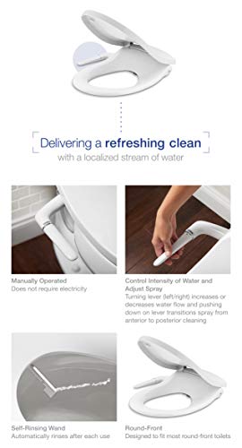 Kohler 76923-0 Purewash M250 Round Bidet Toliet Seat thumb #10