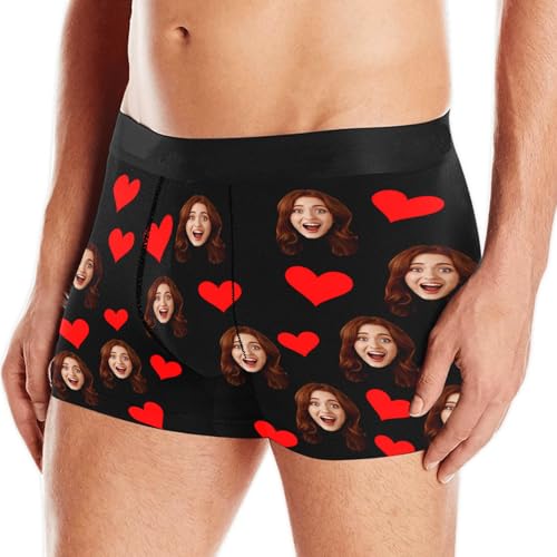 Customized Boxer Briefs for Boyfriend Husband Him,Size XS-5XL4
