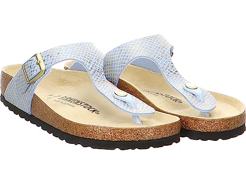 Image of Birkenstock Gizeh Dusty Blue Microfiber 9 US Womens