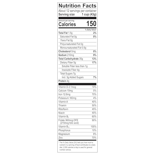 Image of Grape Nuts Flakes Cereal, Low Fat, 18 oz Box | Crispy Whole Wheat and Barley Cereal, Great for Yogurts, Parfaits, and Homemade Snacks