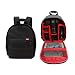 Produktbild Kamerarucksack, Wasserdichter DSLR-Kamerarucksack mit Großer Kapazität, Digitaler Spiegelreflexkamerarucksack - Großer Objektivspeicher und Wetterfester Boden, Kompatibel mit Canon, Nikon, Sony,Rot