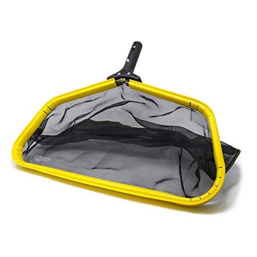 PoolDozer Pool Skimmer Net, Leaf Rake Catcher, Water Cleaner with Reinforced Deep Mesh Skim Bag Cleaning Tool