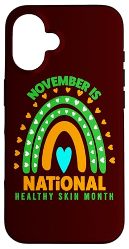 �w���V�[�X�L���}�[�� - November is National Healthy Skin Month �X�}�z�P�[�X iPhone 16 �p