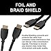 C2G 40304 4K 60Hz High-Speed HDMI Cable With Ethernet, 6.56 Feet (2 Meters), Black