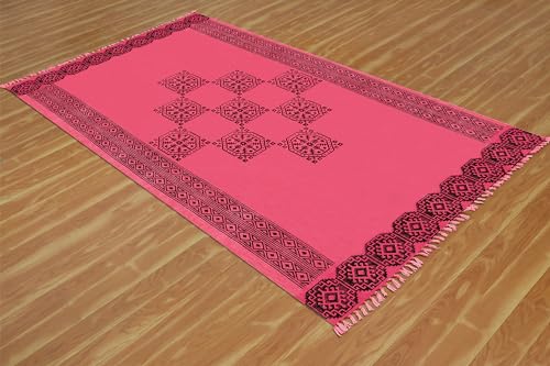 Tapis en coton facile à laver pour protéger le sol sous la table