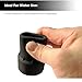 Gfertre 5PCS Crutch Tips,Walker and Commode Tips,Winter Frost and Slip Prevention, Replacement Rubber Cane Tips with Metal Washer for Support,Stretchy Universal Size 3/4 Inch to 7/8 Inch,Black
