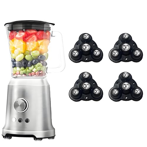 Ruedas para muebles, uso para cafeteras y aparatos de cocina, Mini rodillos adhesivos y deslizantes para una movilidad estable