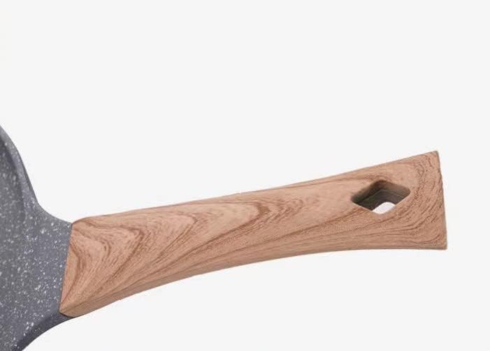 フライパン パンケーキ クレープ フライパン 鋳鉄, IH, ブナ ハンドル付き, ステーキ ピザ用スキレット, 卵焼き, 朝食用