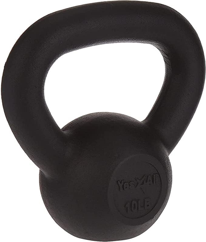 Miniatura 2 de Yes4All Juego de pesas rusas de hierro fundido sólido  ideal para entrenamiento de cuerpo completo y entrenamiento de fuerza