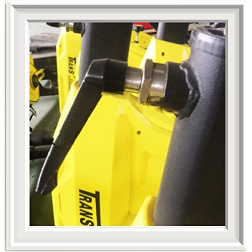 mimzemamz Verstellbare Klemmhebel Griff Edelstahl M8-4 Stück Innengewinde Spannhebel Schwarz Maschinengriffe Metall Außengewinde Maschine Knöpfe Befestigung Einstellbare für Schweißgeräte Druckgeräte