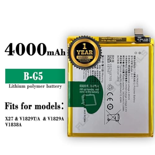 Image of B-G5 Battery for Vivo X27 X27A V1829 V1829A Battery with 1 Year Warranty ****(X22)
