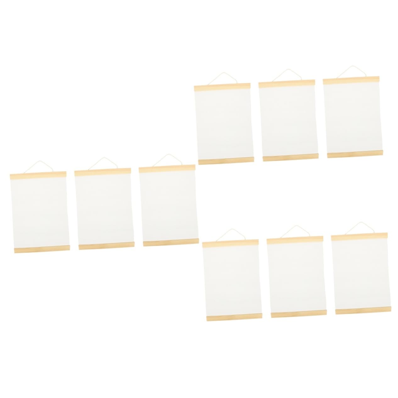 SHINEOFI 9piezas Mini Lienzos Para Pintura Tableros De Lona Cuadrados Para Arte Para Principiantes Perfectos Para Pintura Al Óleo y Acrílica
