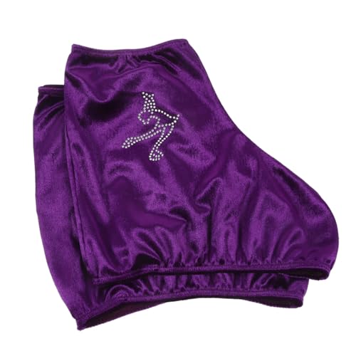 WOONEKY 1 Pair Elastic Ice Skate Covers Wear Resistant Boot Protection for Hockey and Figure Skates for Adults Present for Skating Enthusiasts