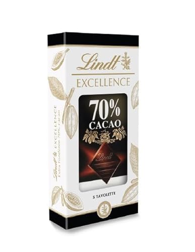 Lindt Tavoletta EXCELLENCE 70%, confezione di Tavolette di Finissimo Cioccolato
