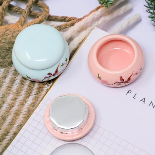 yueton 2 Pack Recipientes de Porcelana para Nail Art miniatura 4