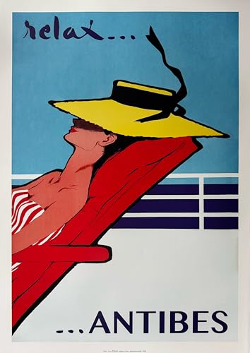 Poster Antibes Relax 50x70cm pour créer un coin de sérénité mural