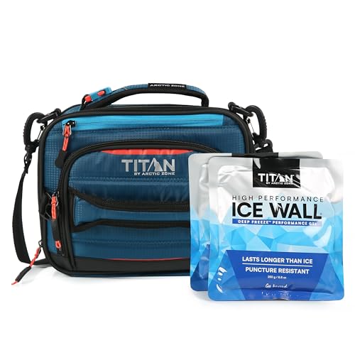 Titan High Performance Fridge Cold Expandable Insulated Lunch Box - Blue