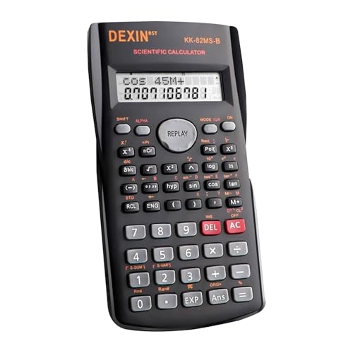 Mokaskaidj Calcolatrice Scientifica, Display a 2 Righe Calcolatrice Grafica, Schermo