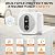 KENUOS 2.5 Gallon Mini Tank Water Heater,Under Sink Instant Hot Water with LED Display,1500W 120V Compact Design Small Water Heater for RV,Kitchen,with 1/2" NPT T&P Valve,3-Way Fitting Valve Grey