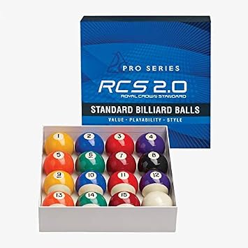 Pro Series Royal Crown Standard RCS2.0 Billiards Complete Pool Balls Set