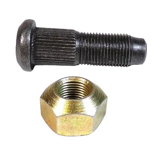 Image of 8pcs Wheel Stud & Nut Kit 6709170 Compatible with Bobcat S16 S18 S550 S770 S750 S850 Skid Steer 6564669