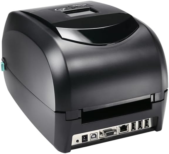 Godex RT700i+ Thermal Transfer & Direct Thermal Desktop Label Printer - 203 dpi, 7 IPS High-Speed Printing, Color LCD, Ethernet, 3 USB Host Ports for Stand-Alone Operation