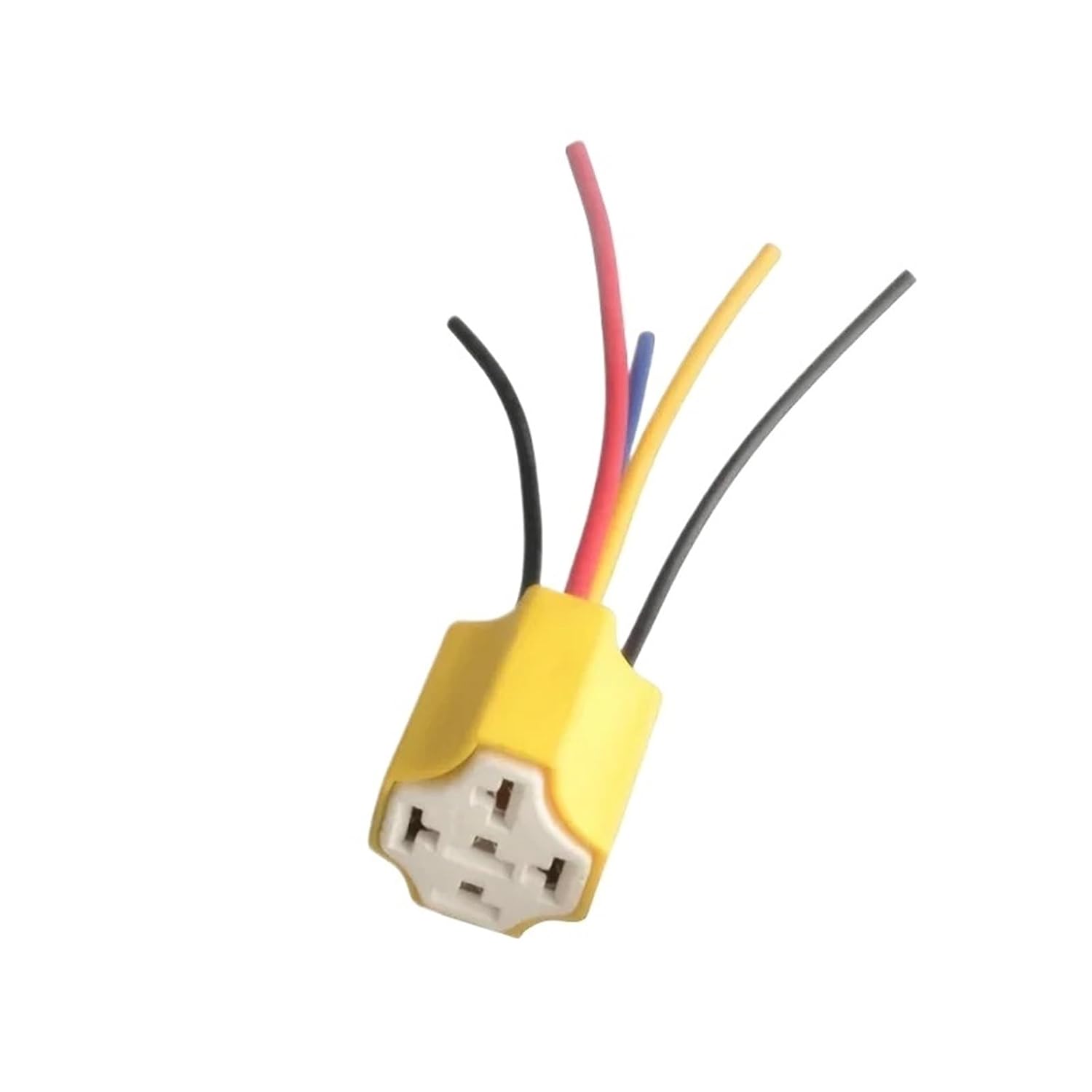 1 Set Auto Relay with Fuse 12VDC 4 Pin 30A + Ceramic Type Socket