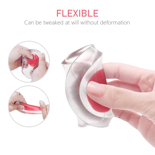 Image of Heel Cups for Heel Pain Relief, 3 Pairs Shock Absorbing Silicone Gel Heel Pads for Plantar Fasciitis, Non-Slip Heel Cushions Insert for Women, Support for Boots Sneakers Dress Shoes