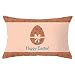 Lieson Funda de almohada, 1 funda de almohada de 12 x 20 cm, 30 x 50 cm, Happy Easter! Caramelos Huevos al aire libre, color rosa coral, poliéster