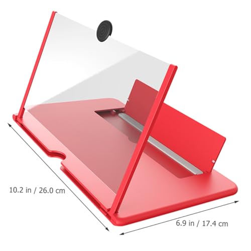 Amplificador de pantalla para móvil con soporte de lectura PRETYZOOM y lente ligero 2