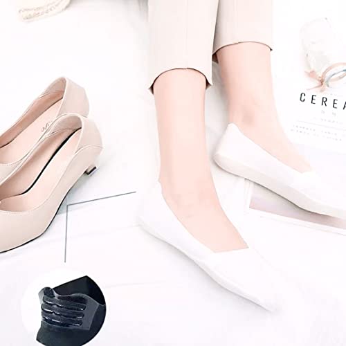11 Pairs Women Girls No Show Socks Comfortable And Breathable Ice Silk Invisible Thin Socks Anti-Slip Socks Liner Socks #TOP5