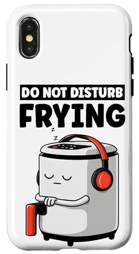 �������낢 Do Not Disturb Air Fryer �R�X�`���[�� �X�}�z�P�[�X iPhone X/XS �p