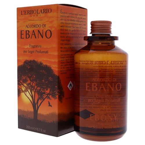 Accordo de Ébano L'erbolario ambientador de hogar con varillas perfumadas 200ml 5