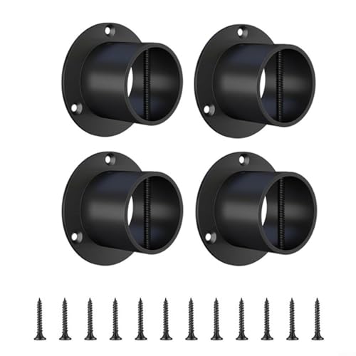 Support de base de poteau rond en acier inoxydable durable pour fixation de main courante de balcon