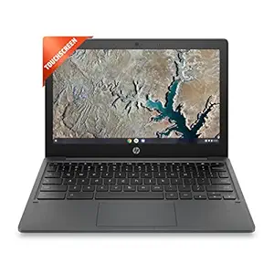 HP Chromebook MediaTek Kompanio 500 11.6 inch(29.5 cm) HD, Anti -Glare, Touchscreen Laptop(4 GB LPDDR4/64 GB EMMC Storage/Chrome OS/Dual Speakers/Ash Gray/1.07 Kg)-11a-na0004MU