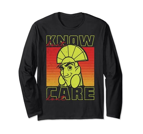 T-shirt Kuzco Disney à manches longues idée cadeau originale pour anniversaire d'un fan