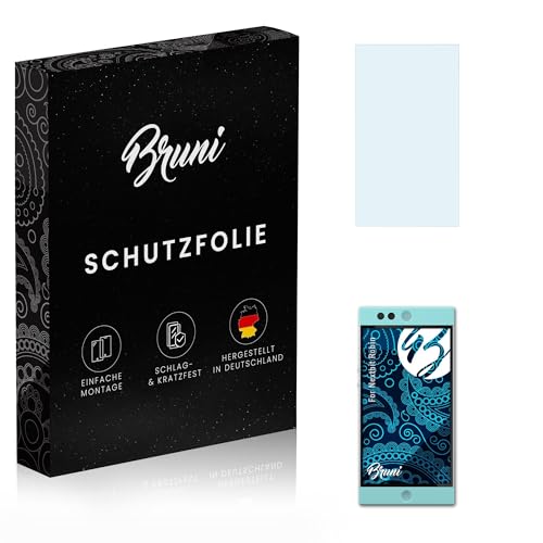 Bruni Protecteur d'écran compatible avec Nextbit Robin Film Protecteur, cristal clair Écran protecteur (2X)